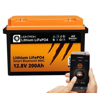 Liontron Lithium Batterie LiFePO4 Smart BMS 12,8V 200Ah