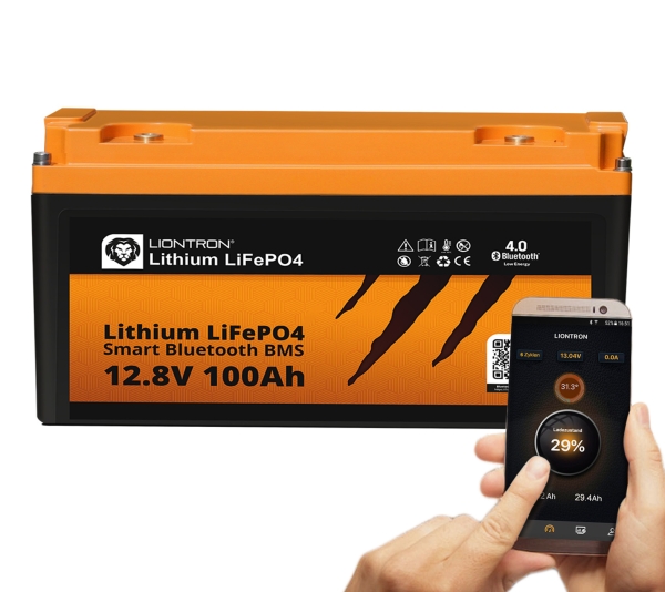Liontron Lithium Batterie LiFePO4 Smart BMS 12,8V 100Ah